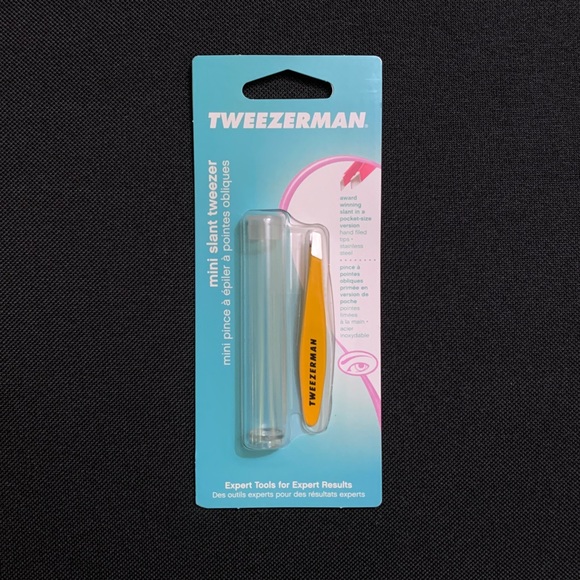 Tweezerman Other - TWEEZERMAN Precision Mini Slant Tweezers w/ Carrying Case